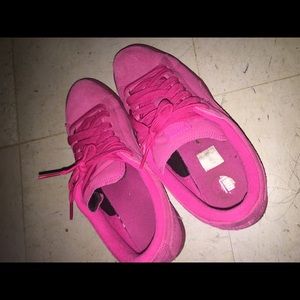 PINK SUEDE PUMA SNEAKERS